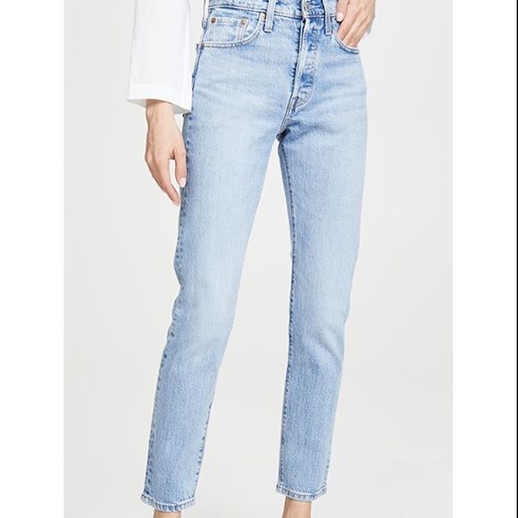 Levi's Denim - Levi 501 lightwash premium skinny denim jean